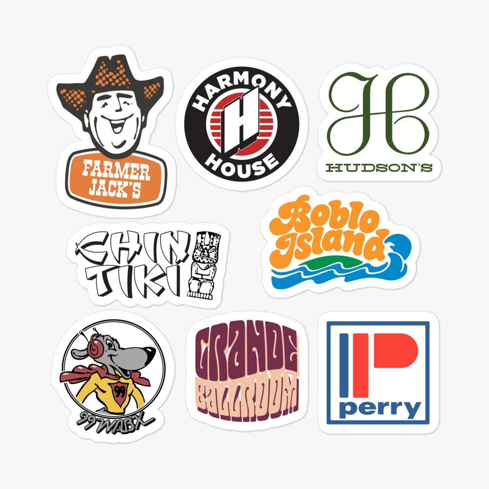 Detroit Sticker Sheet – Bygone Brand