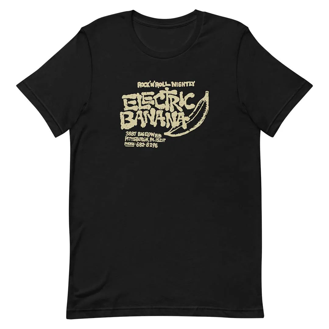 Electric Banana Pittsburgh Unisex Retro T-shirt