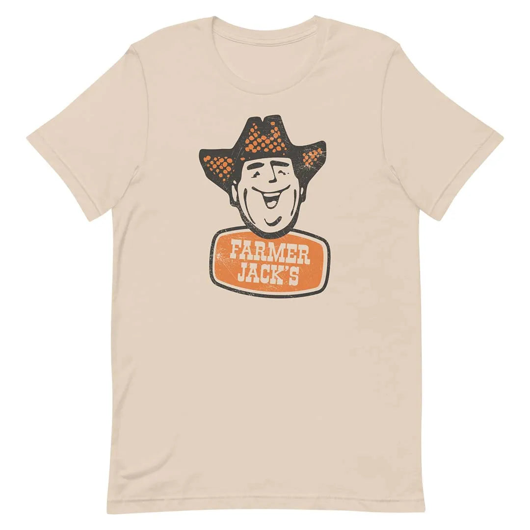 Farmer Jack Supermarket Detroit Unisex Retro T-shirt