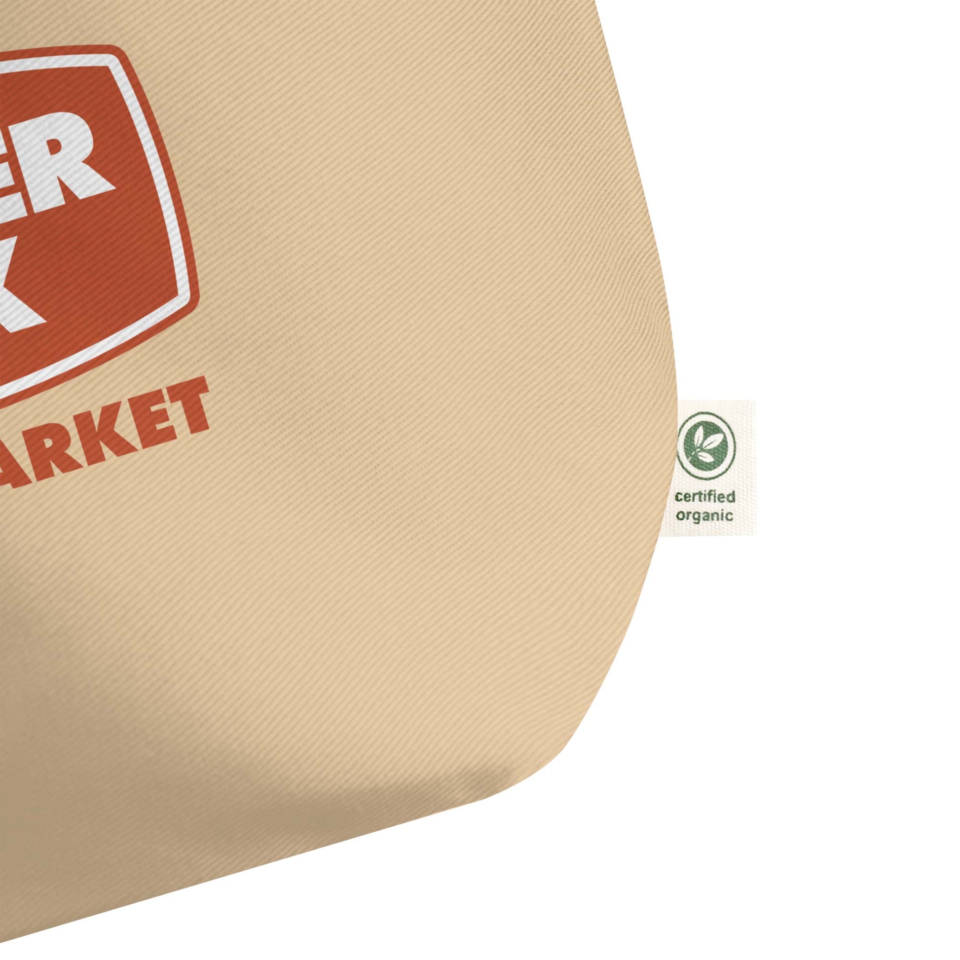 Farmer Jack Supermarket Detroit Large organic tote bag