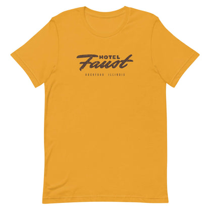 Faust Hotel Rockford Unisex Retro T-shirt - Bygone Brand
