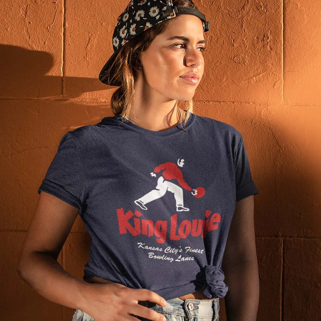 King Louie Bowling Lanes Kansas City Unisex Retro T-shirt