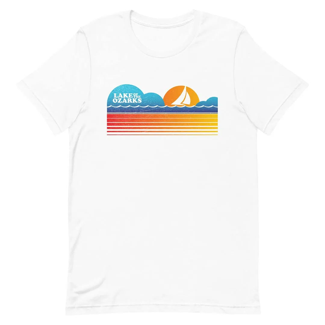 Lake of the Ozarks Unisex Retro T-shirt