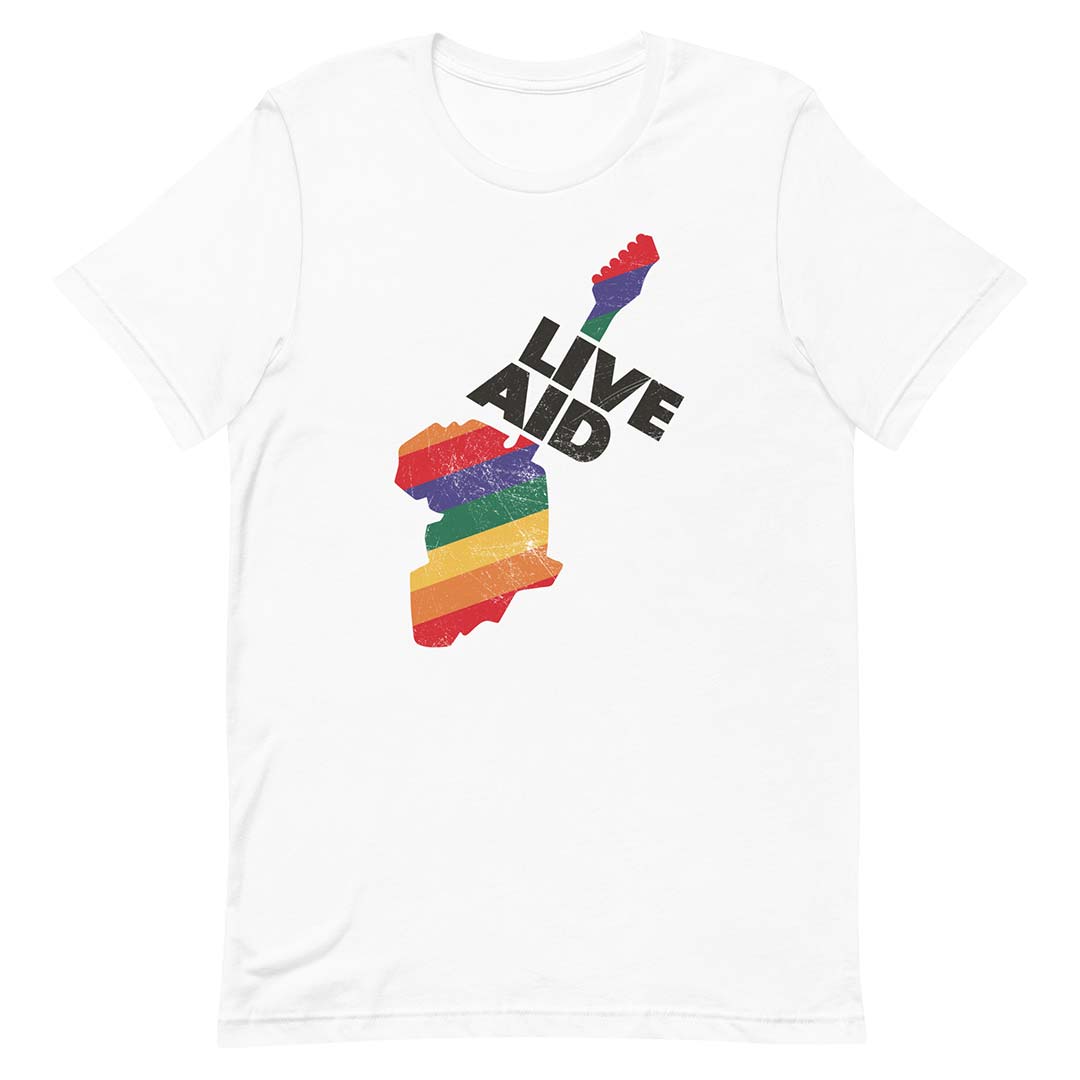 Live Aid Concert Unisex Retro T-shirt