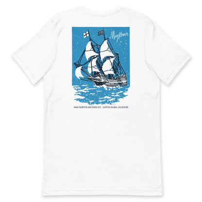 Mayflower Restaurant Unisex Retro T-shirt