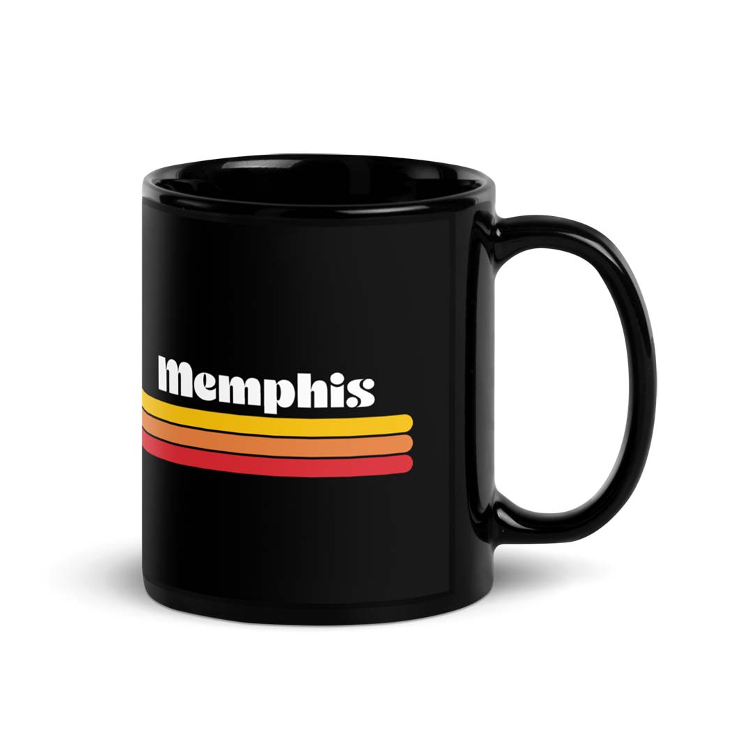 Memphis Rainbow Ceramic Coffee Mug