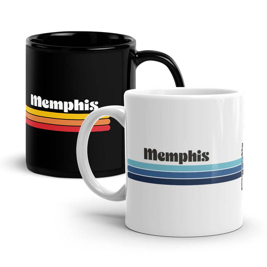 Memphis Rainbow Ceramic Coffee Mug