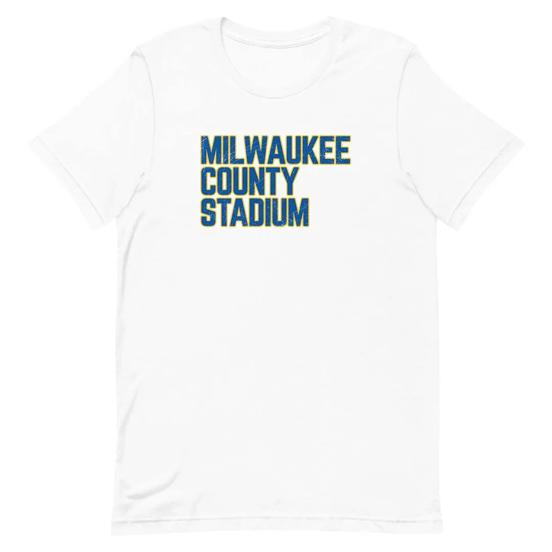 Milwaukee County Stadium Unisex Retro T-shirt