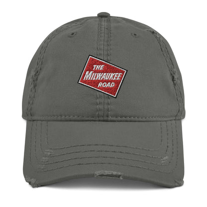 Milwaukee Road Railroad Embroidered Hat gray