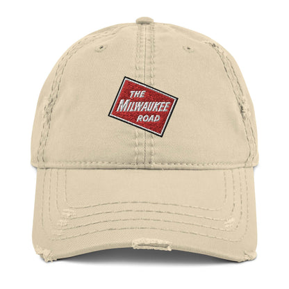 Milwaukee Road Railroad Embroidered Hat khaki