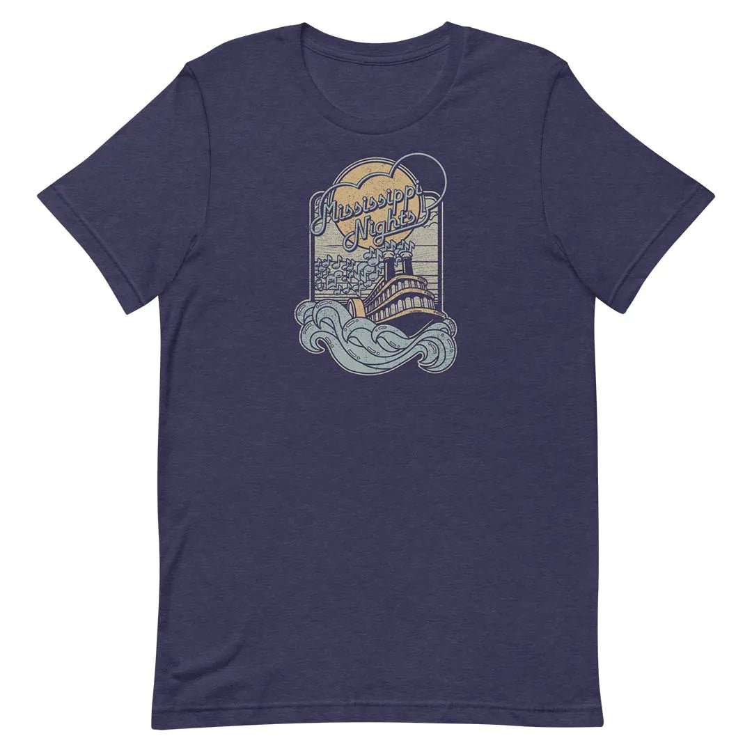 Mississippi Nights St. Louis Unisex Retro T-shirt