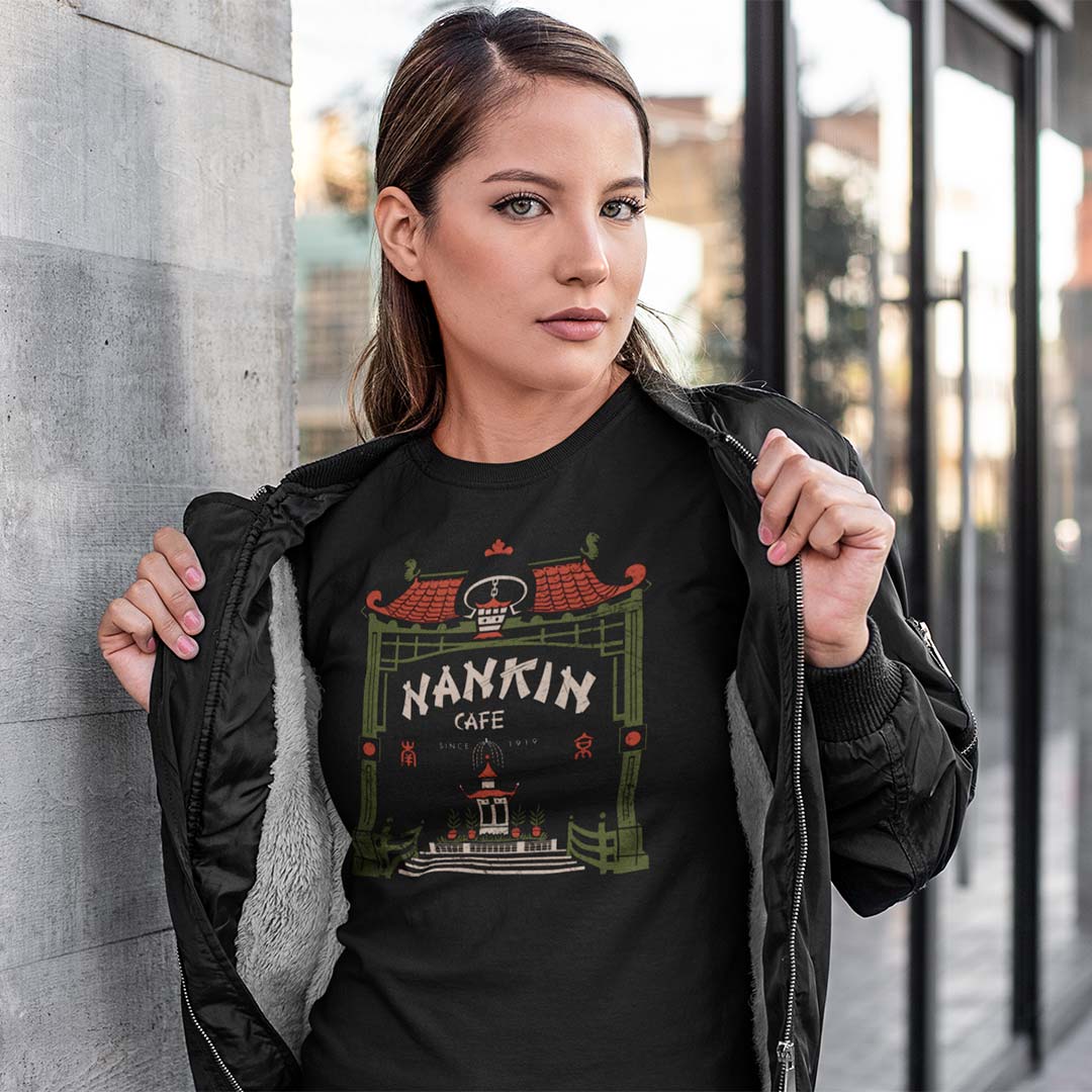 Nankin Cafe Minneapolis Unisex Retro T-shirt