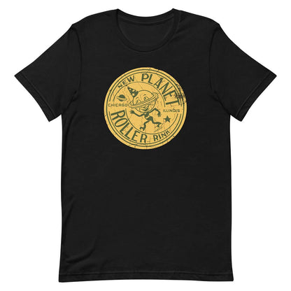 New Planet Roller Rink Chicago Unisex Retro T-shirt