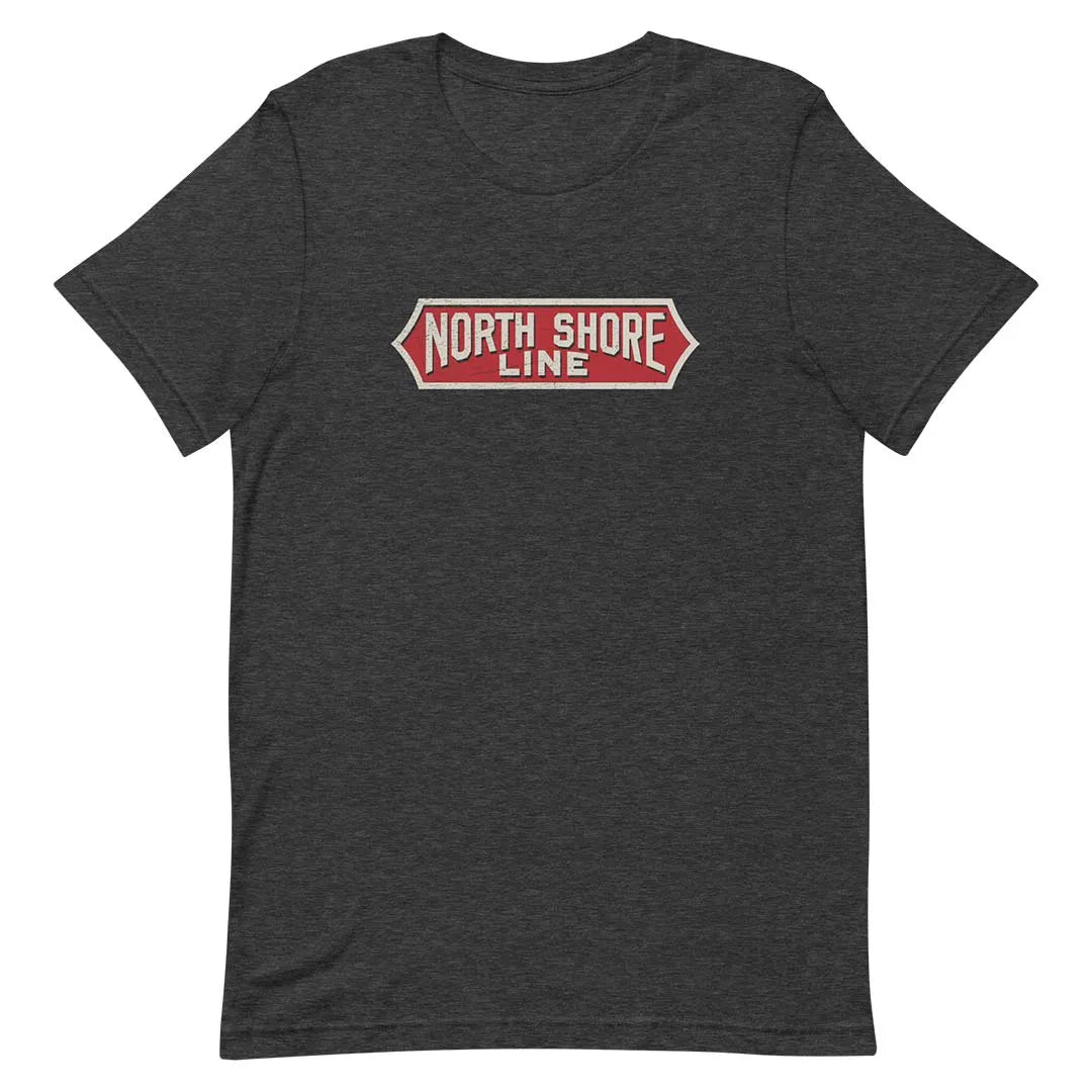 North Shore Line Railroad Unisex Retro T-shirt