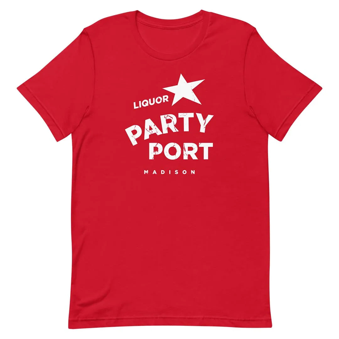 Party Port Liquors Madison Unisex Retro T-shirt