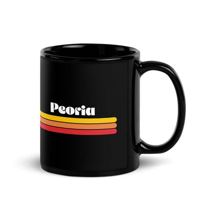 Peoria Rainbow Ceramic Coffee Mug