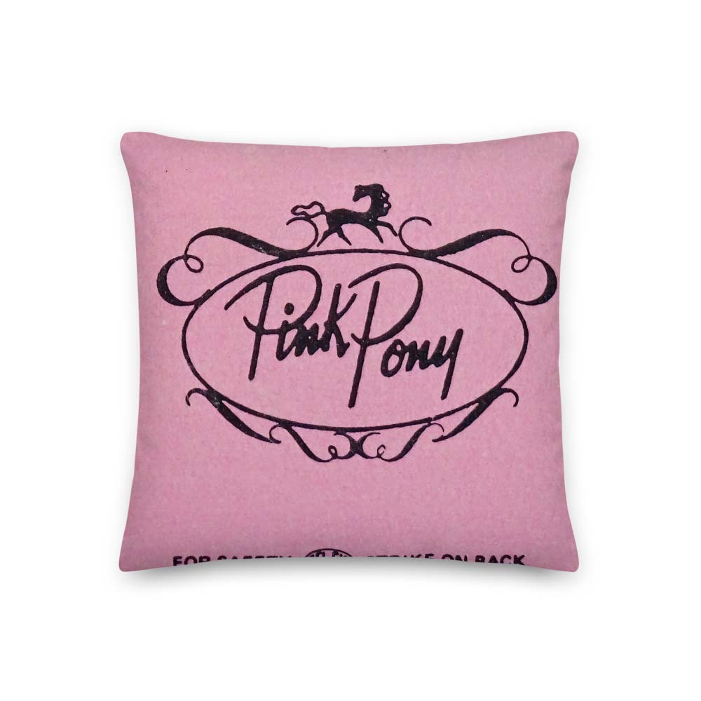 Pink Pony Pillow