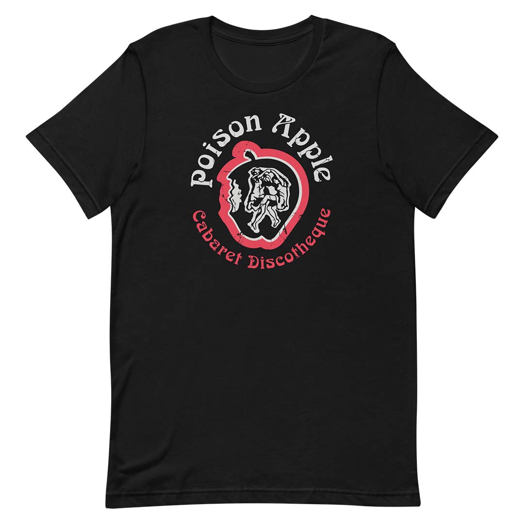 Poison Apple Disco Unisex Retro T-shirt black