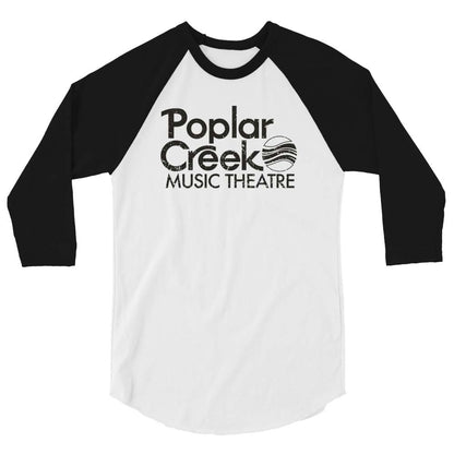 Poplar Creek Chicago unisex 3/4 sleeve raglan baseball tee