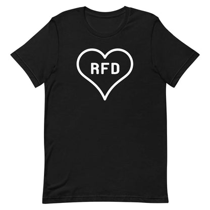 RFD Rockford Heart Unisex T-shirt black