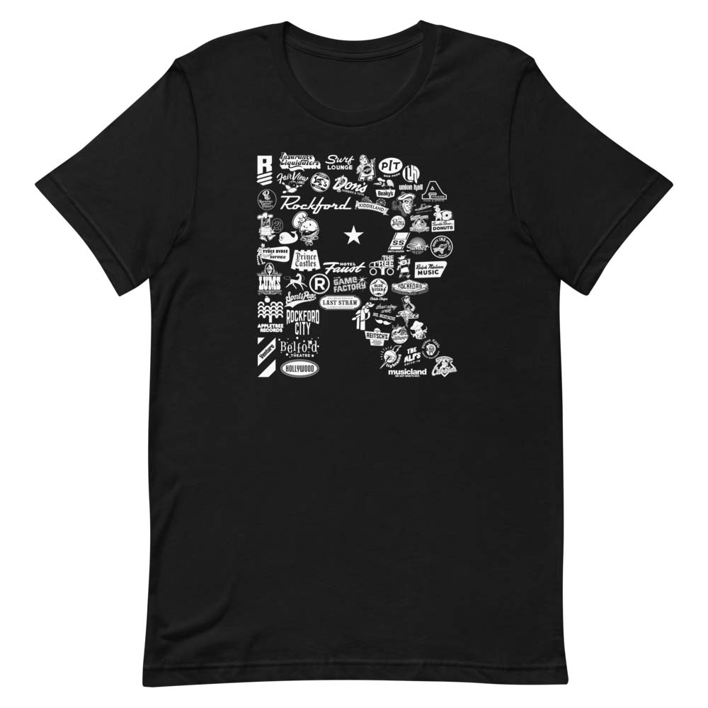 R is for Rockford Unisex T-Shirt - Bygone Brand