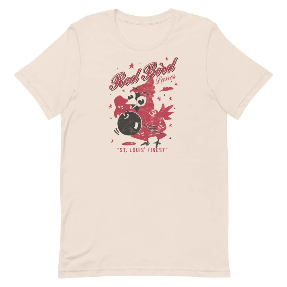 Red Bird Lanes Bowling St. Louis T-Shirt