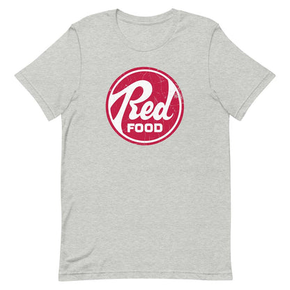 Red Food Grocery Store Unisex Retro T-shirt