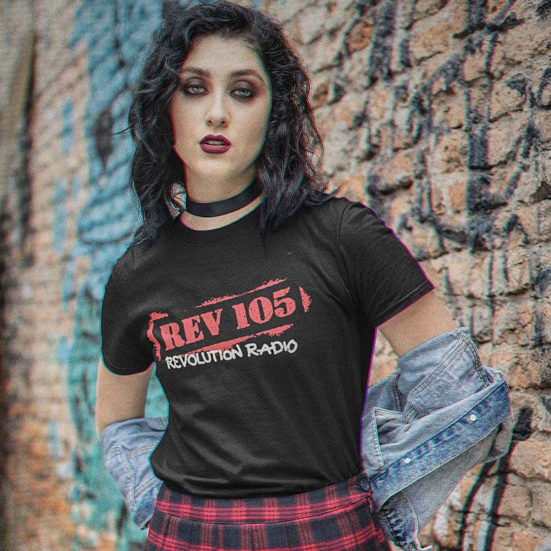 Rev 105 Revolution Radio T-shirt - Bygone Brand