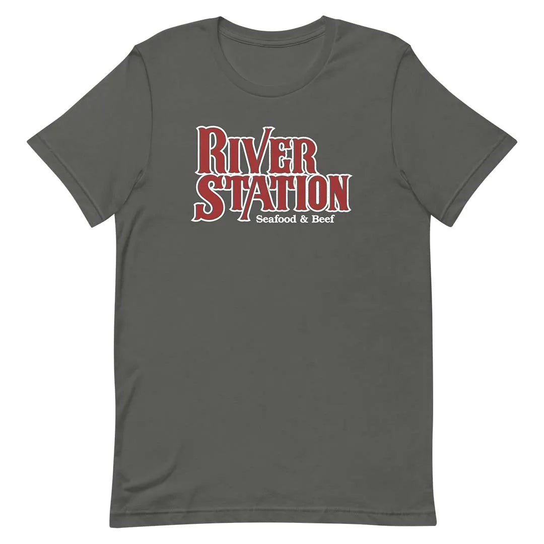 River Station Peoria Unisex Retro T-shirt