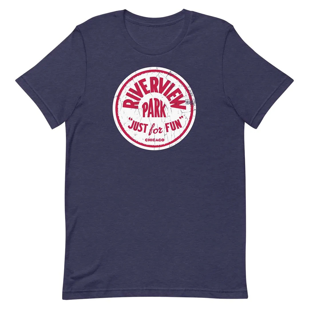 Riverview Park Chicago Unisex Retro T-shirt