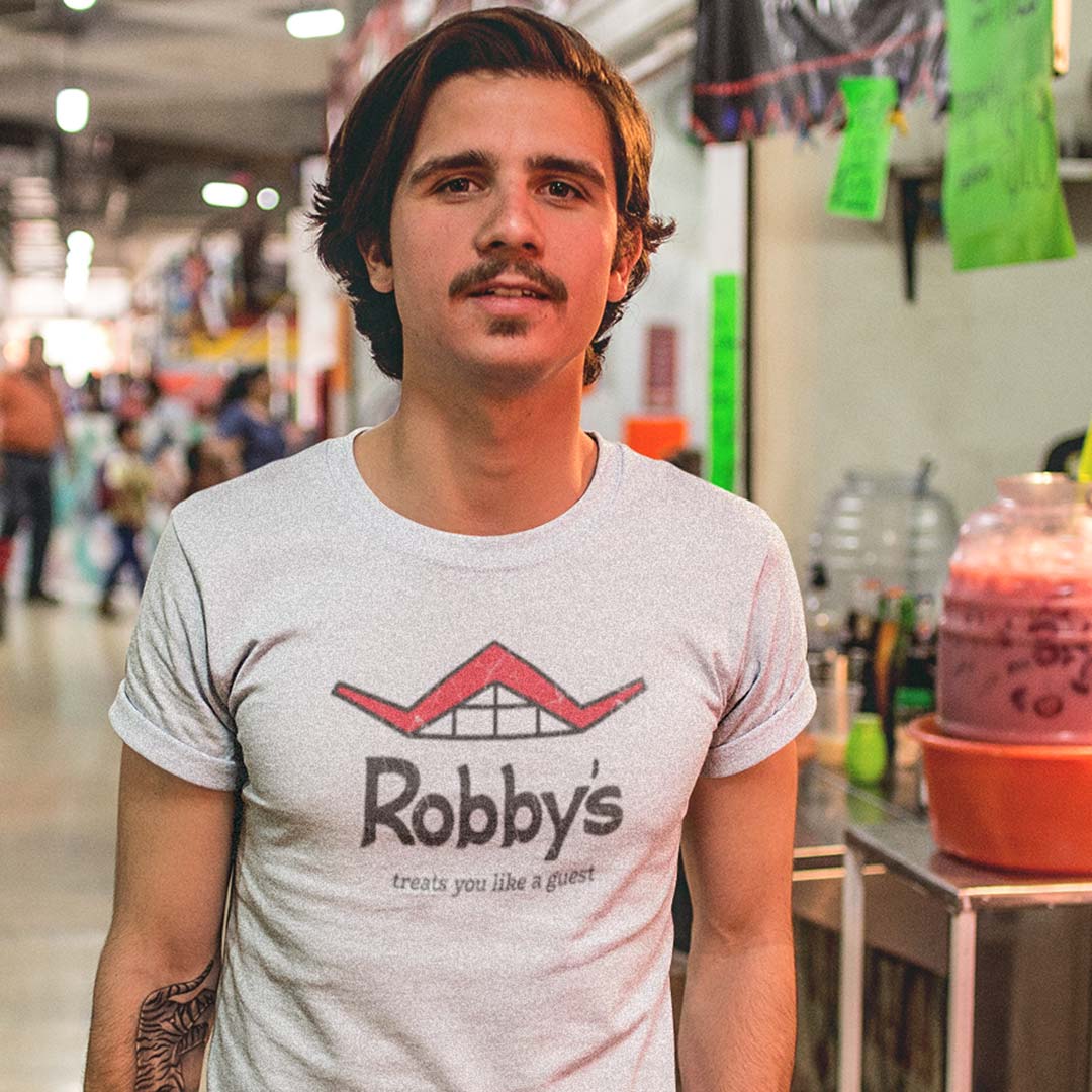 Robby's Hamburgers Wisconsin Unisex Retro T-shirt