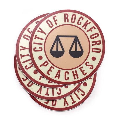 Rockford Peaches Sticker