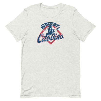 Rockford Cubbies Baseball Unisex Retro T-shirt