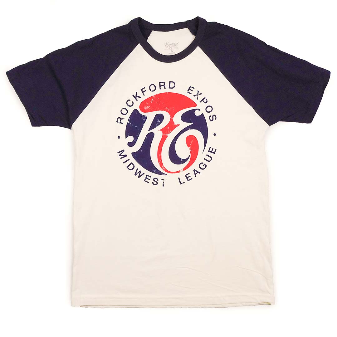 in Stock Rockford Expos Baseball Unisex Retro T-Shirt M