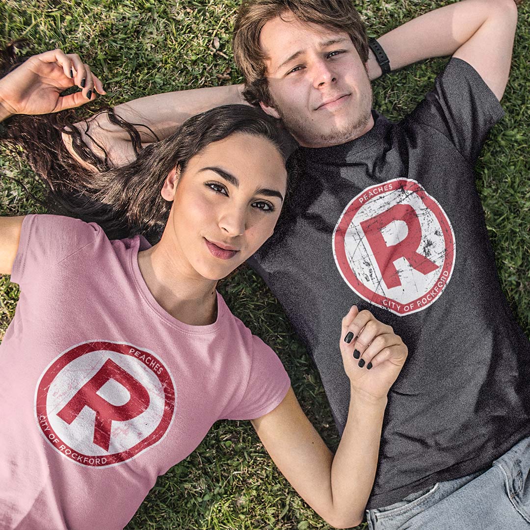 Rockford Peaches (R) Unisex Retro T-shirt - Bygone brand
