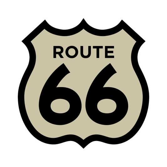 Route 66 Highway Sticker