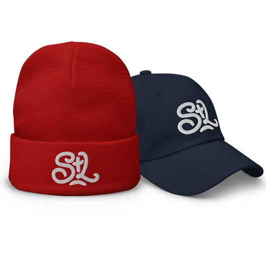 STL St. Louis Embroidered Hat & Beanie
