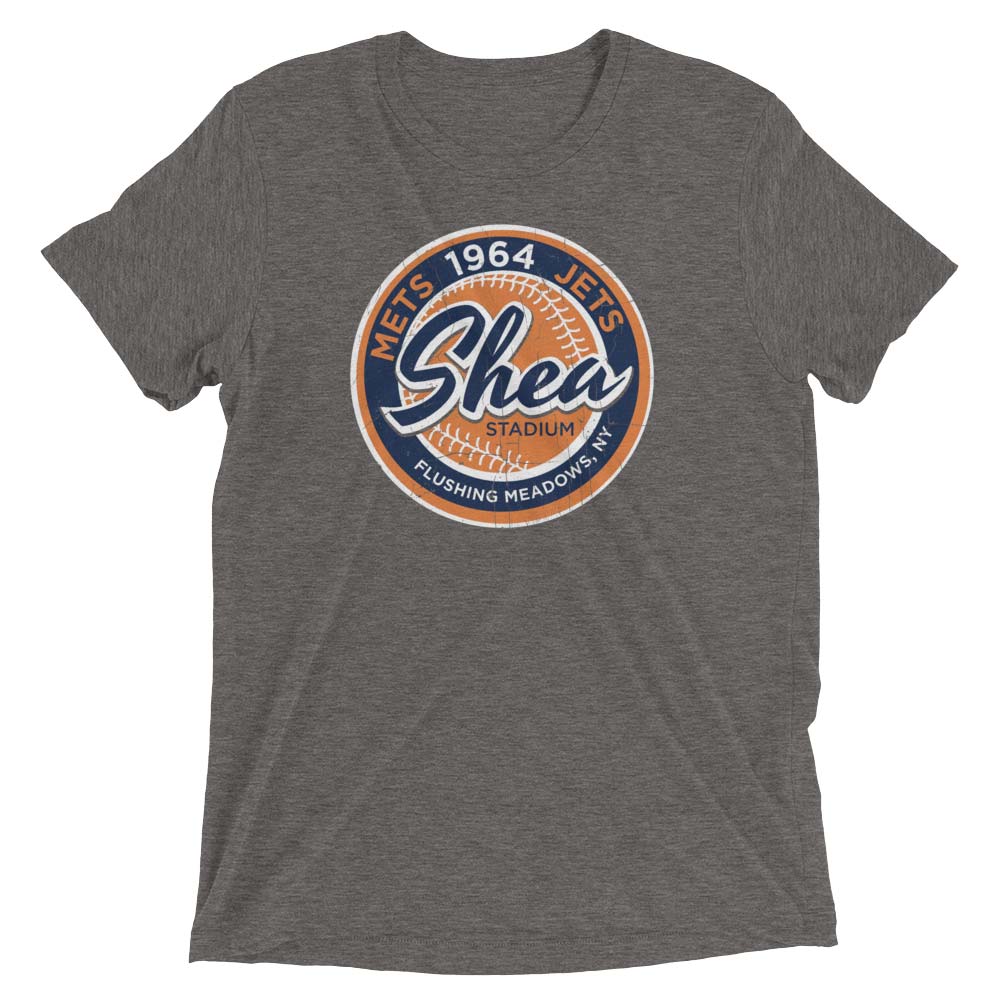 Shea Stadium New York Unisex Retro T-shirt