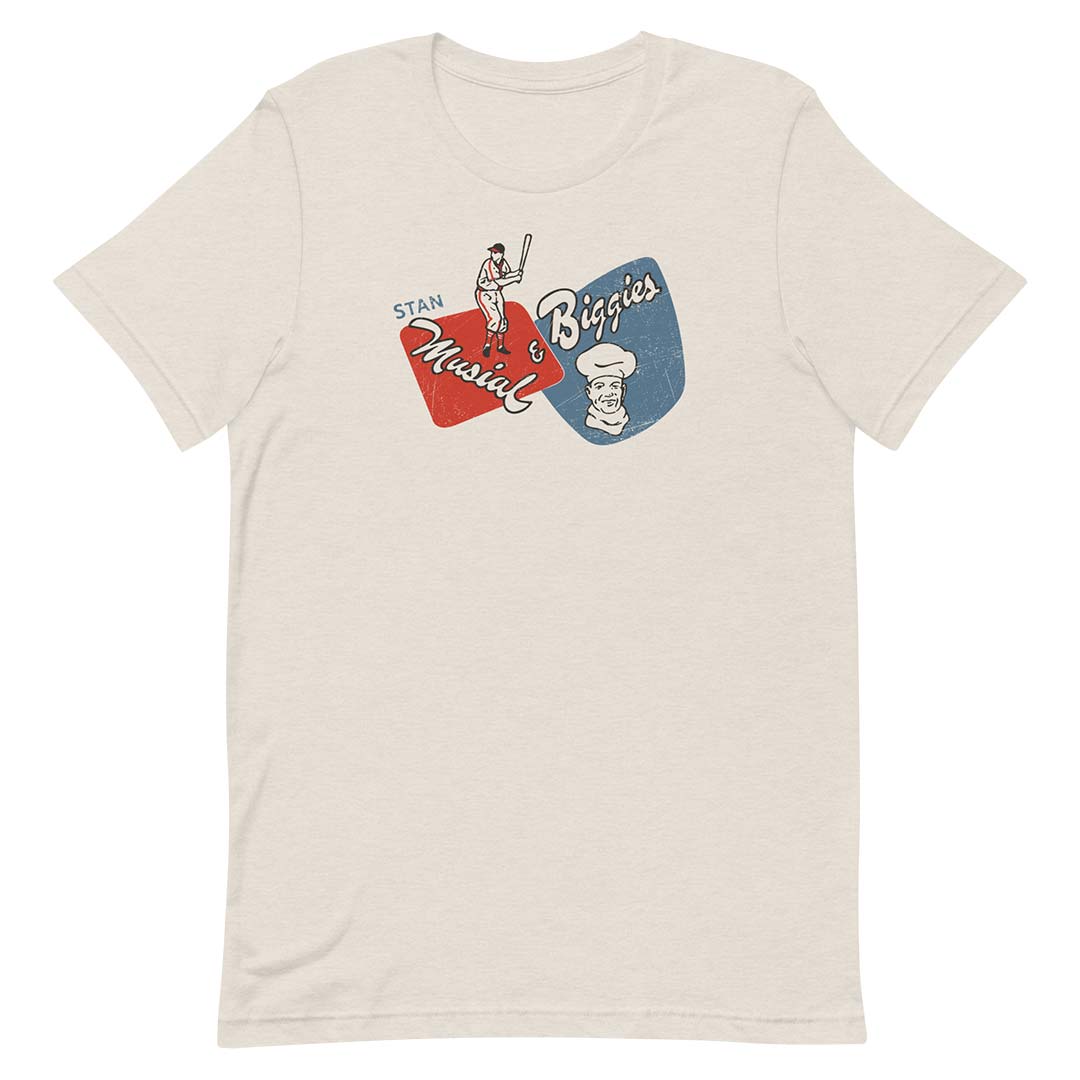 Stan Musial & Biggies St. Louis Florida Unisex Retro T-shirt