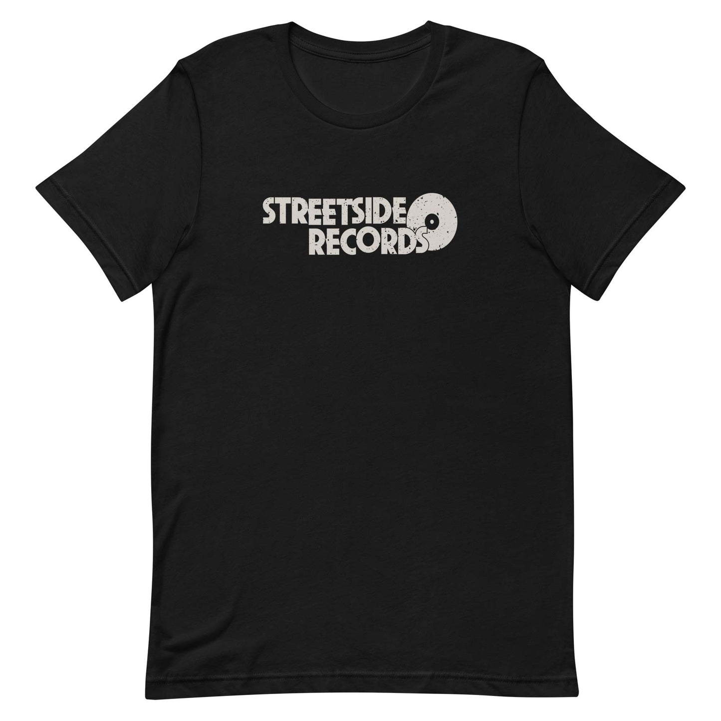 Streetside Records Unisex Retro T-shirt black
