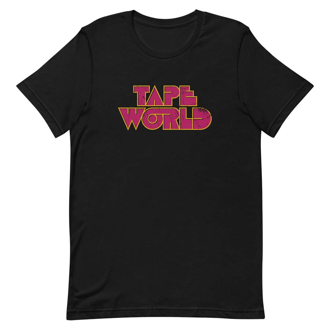 Tape World Music Unisex Retro T-shirt
