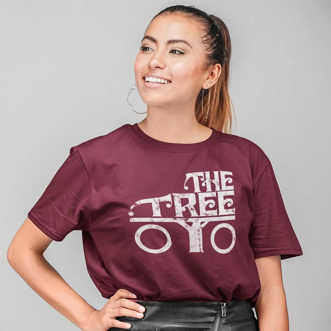 The Tree Roller Skating Rockford Unisex Retro T-shirt