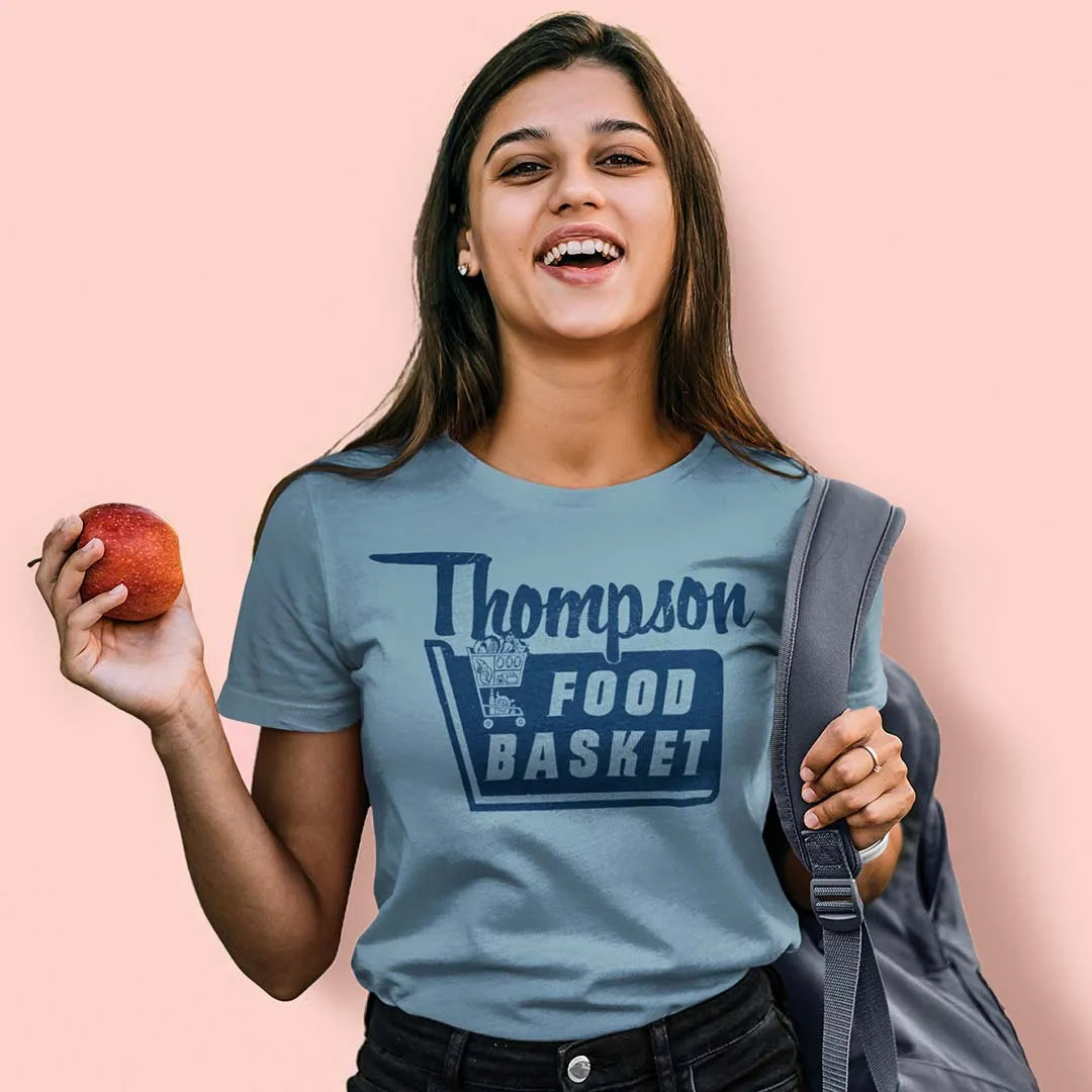 Thompson Food Basket Peoria Unisex Retro T-shirt - Bygone Brand