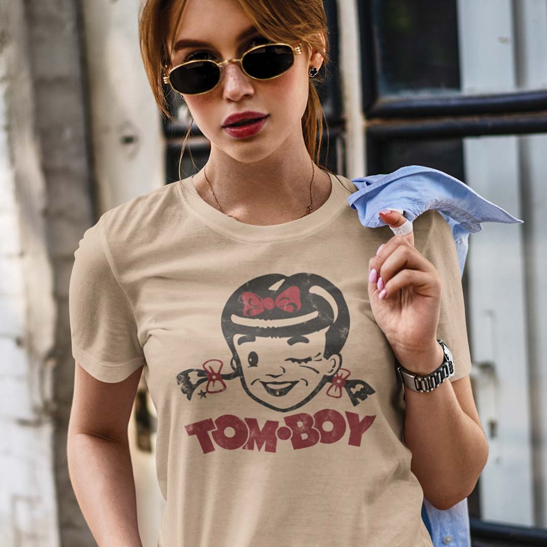 on Demand Tom Boy Grocery St. Louis Unisex Retro T-Shirt M