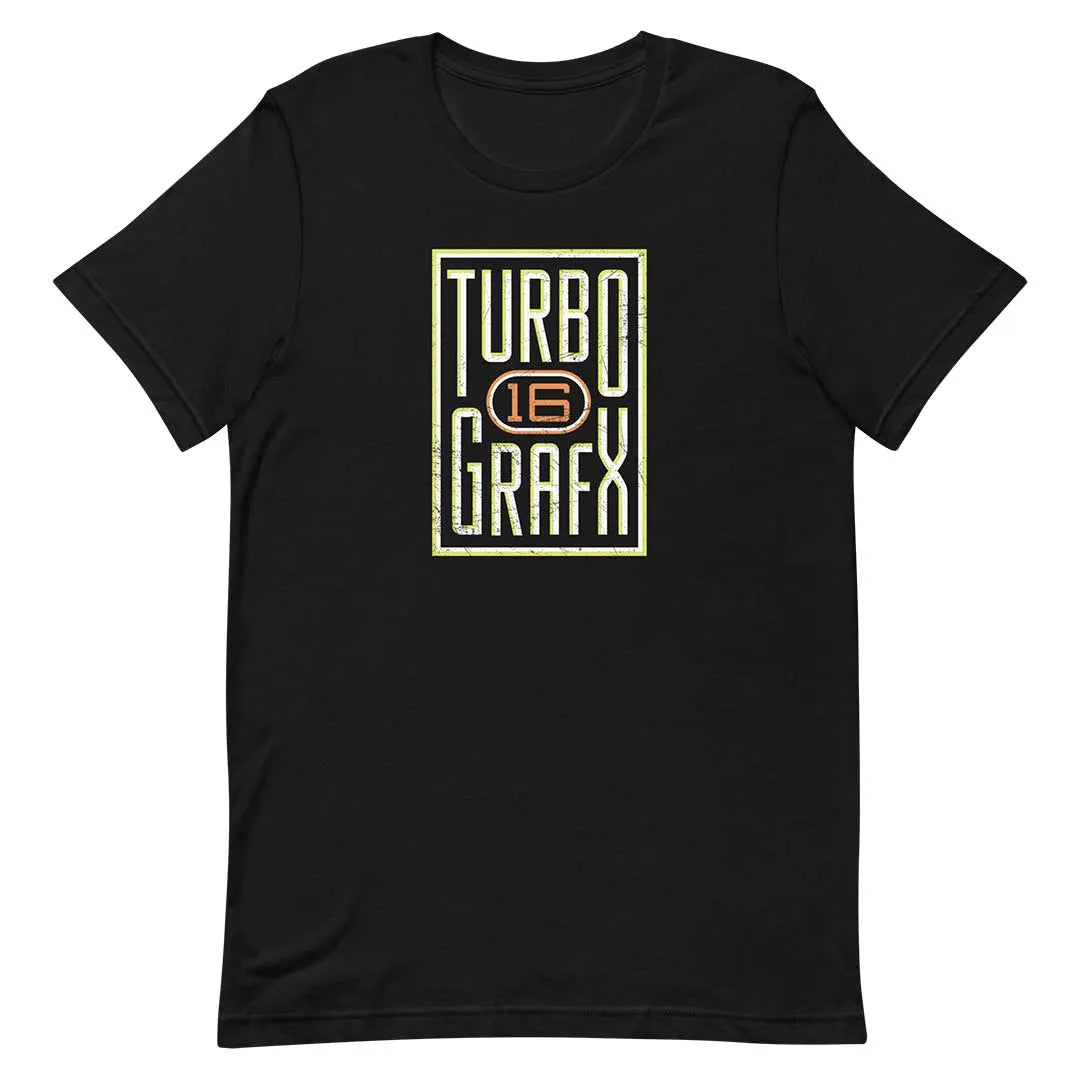 Turbografx 16 Video Game System Unisex Retro T-shirt