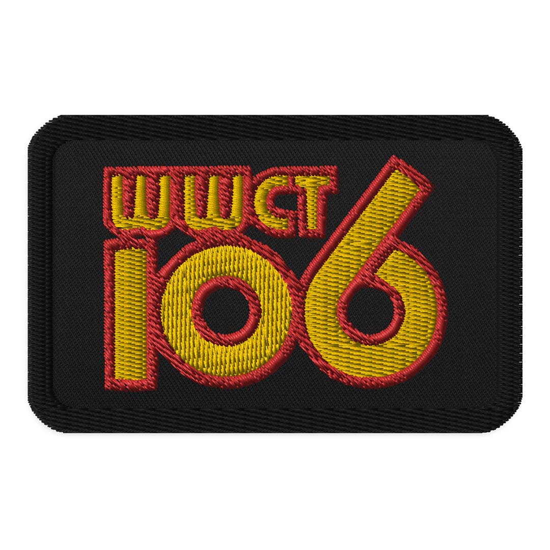 WWCT Rock 106 Peoria Radio Embroidered Patch