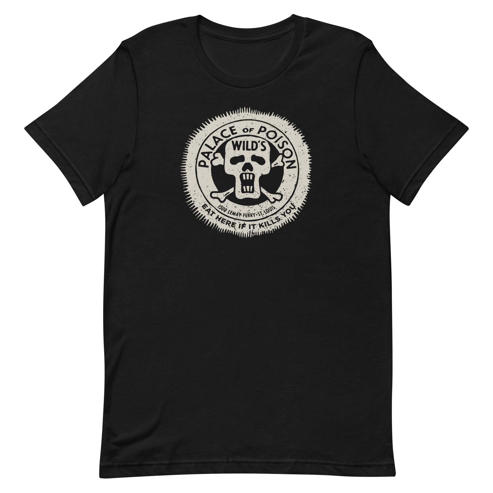 Palace of Poison St. Louis Unisex Retro T-shirt - Bygone Brand