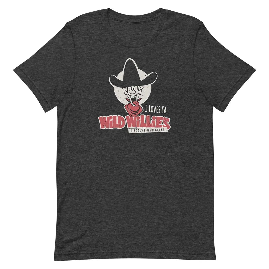 Wild Willie's Discount Warehouse Topeka Unisex Retro T-shirt