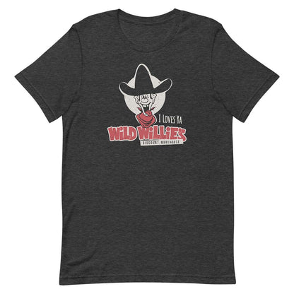 Wild Willie's Discount Warehouse Topeka Unisex Retro T-shirt