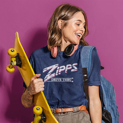 Zipps Drive Thru Unisex Retro T-Shirt - Bygone Brand